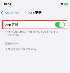 和硕苹果15维修中心如何让iPhone15APP自动更新